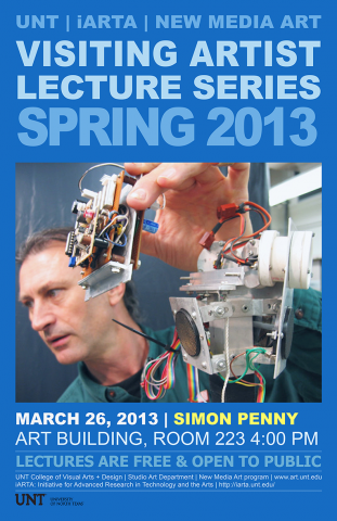 Visiting Artist Lecture Series Poster
