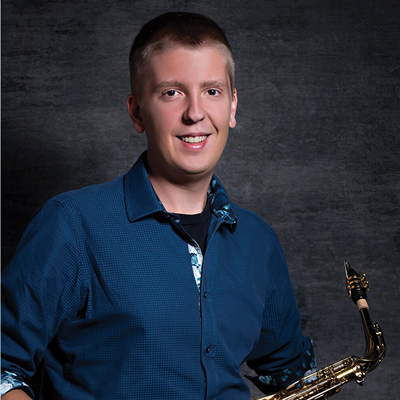 Doctoral jazz composition and arranging student Brian Lawrence
