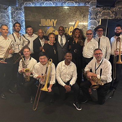 Group photo of Christian McBride Big Band