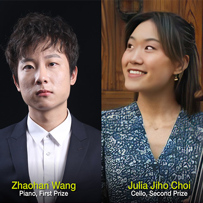 Zhaohan Wang, piano, and Julia Jiho Choi, cello