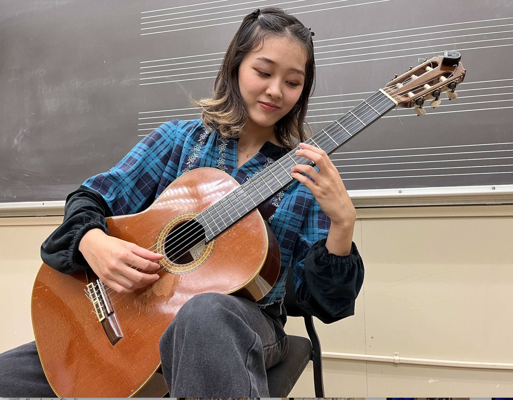 guitar student